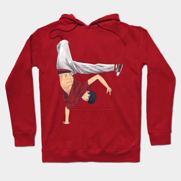 Breakdance Hoodie by mikazure